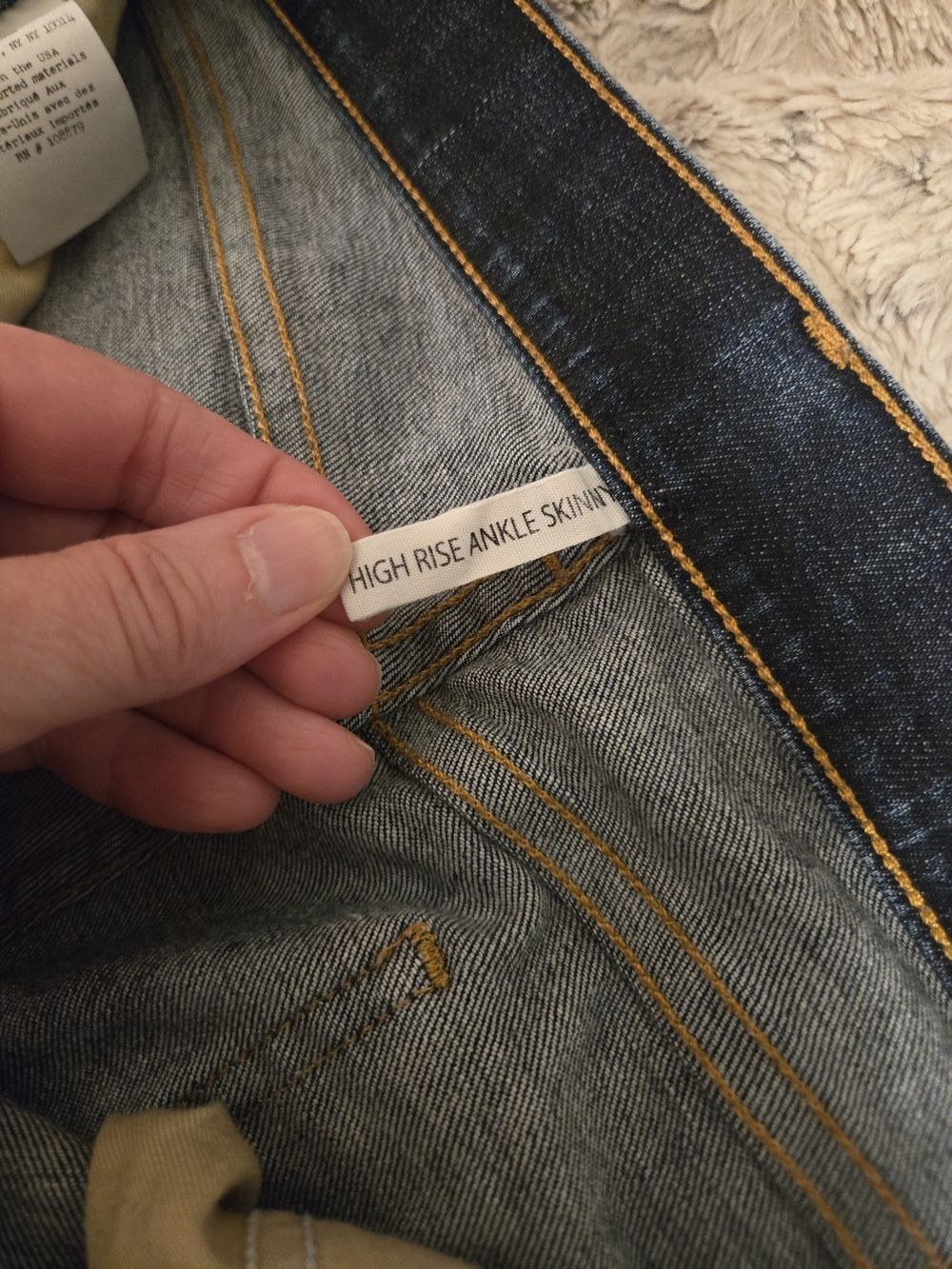 rag & bone High Rise Ankle Skinny Jeans - Picture 6 of 6